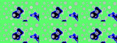 Eski moda arka plan. Güzel, parlak, pürüzsüz kumaş, tuval. Çiçek çelengi. Kıvırcık, parlak örgü. Raster illüstrasyonu. Desen, çizim, çiçek sınırı..