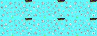 Robot resim. Küçük renkli çiçekler. Motley illüstrasyonu. Çiçekli bahar çiçekleri. Küçük çiçekte güzel bir desen. Moda baskıları için zarif bir şablon.