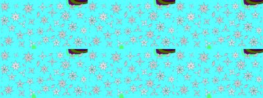 Robot resim. Küçük renkli çiçekler. Motley illüstrasyonu. Çiçekli bahar çiçekleri. Küçük çiçekte güzel bir desen. Moda baskıları için zarif bir şablon.