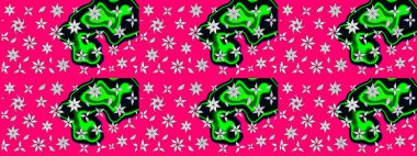 Desen, çizim, çiçek sınırı. Kıvırcık, parlak örgü. Çiçek çelengi. Eski moda arka plan. Raster illüstrasyonu. Güzel, pürüzsüz kumaş, tuval..