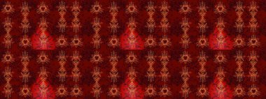 Kırmızı, siyah ve kahverengi renklerde ayrık suluboya kar taneleri. Kışın sembolü. Güzel dekorasyon. İllüstrasyon kar tanesi.