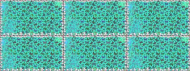 Raster. Soyut, pürüzsüz bir arkaplan. Kelebek deseni. Moda Kumaşı Tasarımı. Mavi renkler üzerine resim.