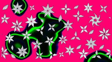 Mavi çiçekli eskiz deseni, suluboya çiçek deseni, sevimli çiçek, duvar kağıdı, kart veya kumaş için fayanslı. Raster - stok.