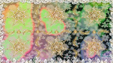 Tarafsız renklerde altın element. Antika altın tekrarlanabilir duvar kağıdı. Barok tarzında altın çiçek süsü. Damask arkaplanı tekrarlayan kusursuz desen.