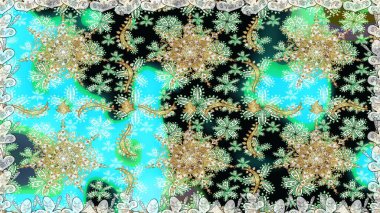 2019 Noel 'i, kar tanesi, yeni yıl. Tarafsız renklerde, altın elementlerle klasik, pürüzsüz desen.