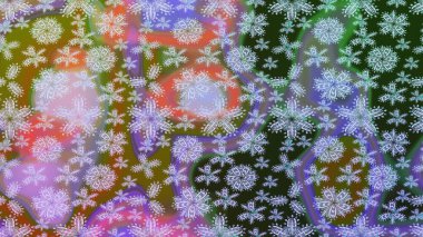 Renkli Yaz Temalı eskiz kalıbı. Düz Çiçek Elementleri Tasarımı. Raster Illustrasyon 'daki Çiçek Deseni' nin son moda çizimi. Tarafsız renklerde çiçekler.