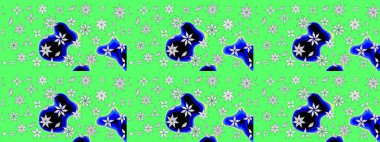 Eski moda arka plan. Güzel, parlak, pürüzsüz kumaş, tuval. Çiçek çelengi. Kıvırcık, parlak örgü. Raster illüstrasyonu. Desen, çizim, çiçek sınırı..