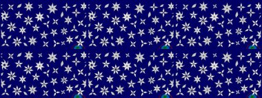 Çiçekli karalama şeklinde Raster çiçek deseni. Mavi renkli çiçekler. Nazikçe, güzel çiçek arkaplanı..