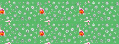 Raster Moda kumaş deseni. Şirin çiçekler. Çizgi çizimi deseni.