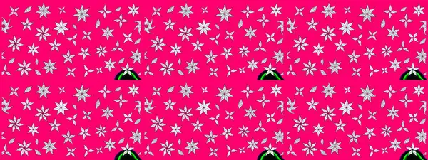 Asya tekstil tarzında. Mor renkte çiçekler. Raster illüstrasyonu. Çiçek desenli çizim. Raster illüstrasyonu.