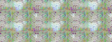 Eskiz arkaplan modeli. Tarafsız, gri ve yeşil renklerde yaprakları olan yabani çiçekler. Suluboya, elle çizilmiş. Raster illüstrasyonu.