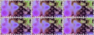 Renkli Bahar Temalı Kusursuz Arkaplan. Raster kusursuz. Güzel kumaş deseni. Çiçek deseni. Düz Çiçek Elementleri Tasarımı.