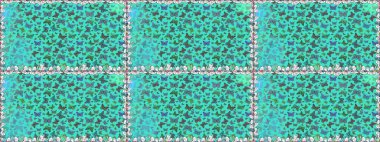 Raster. Soyut, pürüzsüz bir arkaplan. Kelebek deseni. Moda Kumaşı Tasarımı. Mavi renkler üzerine resim.