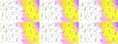 Parlak elementlerin. Çizim çiçek deseni duvar kağıdı, web sitesi arka planı, ambalaj kağıdı, davetiye, broşür, afiş veya web sitesi için kullanılabilir. El çizimi Raster illüstrasyonu.