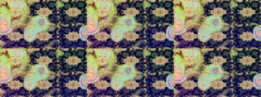 Barok tarzında altın çiçek süsü. Tarafsız renklerde altın element. Damask çizim kalıbı arka planı tekrarlıyor. Antika altın tekrarlanabilir duvar kağıdı.