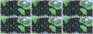 Raster deseni. Sanat, çiçek tarzına ilham verir ve arka plan bırakır. Karalama çiçekleri kusursuz desen. Gri el çizimi desen.