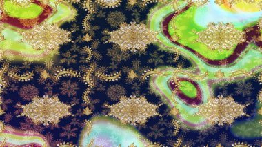 Noel, kar tanesi, yeni yıl 2019. Tarafsız renklerde altın elementli eskiz kalıbı.