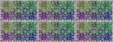 Raster illüstrasyon. Güzel doodles çiçekler ile Dikişsiz çiçek deseni. Küçük çiçek sevimli çiçek desen. Güzel kumaş deseni.