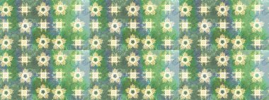 Parlak renkli fantezi çiçekleri, yapraklar, tarafsız renklerde tomurcuklar. Suluboya el çizimi elementli çiçek çizimi deseni.