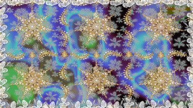 Duvar kâğıdı barok, İspanyol kumaşı. Kusursuz çiçek deseni. Gri renklerde grafiksel, modern, pürüzsüz desen. Kusursuz raster arkaplanı.