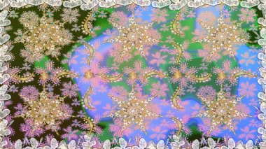 Tarafsız renklerde altın element. Barok tarzında altın çiçekli süs. Antika altın tekrarlanabilir duvar kağıdı. Damask pürüzsüz tekrarlama deseni.