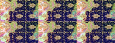 Antika altın tekrarlanabilir duvar kağıdı. Barok tarzında altın çiçek süsü. Damask çizim kalıbı arka planı tekrarlıyor. Mavi renklerdeki altın element.