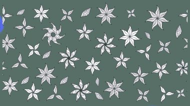 Şirin çiçekli, desenli, nötr renklerde renkli eskiz deseni. Tekstil için suluboya eskiz deseni. El çizimi çiçek çizimi deseni (fayans)).