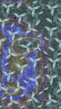 Çocuk stili. Çiçekli eskiz arkaplanı. Renkli Bahar Teması eskiz kalıbı. Düz Çiçek Elementleri Tasarımı.