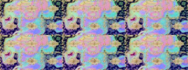 Altın elementlerle nötr renklerde altın desen. Klasik altın desenli çizim. Raster geleneksel oryantasyon süsü.