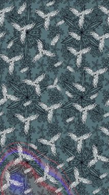 Zarif, parlak ve nötr çiçek desenli tasarım. Sabıka baskıları, bebek kıyafetleri, duvar kâğıtları, paket kutuları vb..