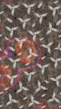 Güzel kumaş deseni. Çiçek arkaplan. Çizim raster deseni.