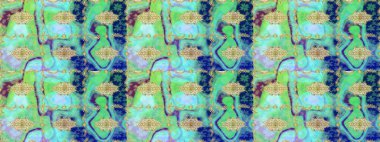 Mavi renkli ve altın elementli klasik eskiz deseni. Noel 2019, kar tanesi, yeni yıl.