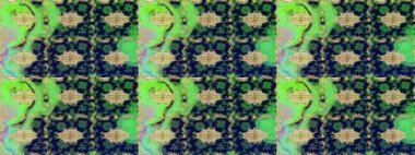 Doğu tarzı arabesk tarzında altın elementler. Çizim altın desenli bukleler. Raster Golden eskiz kalıbı. Yeşil renkte çizim deseni.