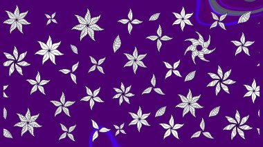 Raster illüstrasyonu. Güzel kumaş deseni. Renkli Bahar Teması eskiz kalıbı. Düz Çiçek Elementleri Tasarımı. Zentangle soyut çiçekleri. Çiçek tozu..