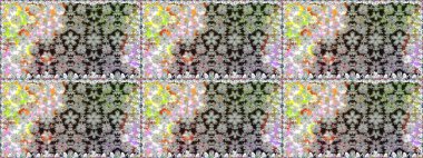 Çocuksu tasarım. Gri arka planda. El çizimi çiçekli, pürüzsüz bir desen. Tekstil, kumaş, ambalaj, hatıra defteri için güzel çiçek arkaplanı..