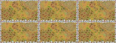 Parmak izi dokuları için sevimli kelebek deseni. Raster illüstrasyonu. Sarı kelebek deseni. Giysi tasarımı için dekor arkaplanı.