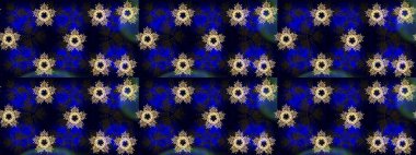 Kar tanesi renkli desen. Snowflakes desen. Raster kar taneleri arka plan. Renk arka plan üzerinde izole soyut kar taneleri ile düz tasarım. Raster illüstrasyon.