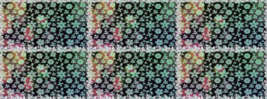 Şatafatlı bahar bahçesi dokusu. Çiçek deseni. Raster illüstrasyonu. Çiçeksiz arkaplan.