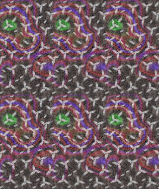 Renkli çizim kalıbı. Raster illüstrasyonu. Çiçek duvar kâğıdı. Kahverengi renkli şirin tekstil. Çiçek arka planı.