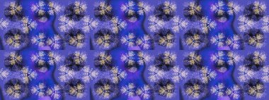 Yeni yıl kar tanesi. Güzel soyut kar taneleri raster tasarımı. Düz kar karalama ikonları, kar taneleri mor, mavi ve nötr renklerde siluet Noel afişi, kartlar.