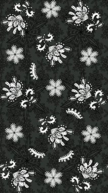 Eskiz arkaplan modeli. Gri yapraklı yabani çiçekler. Suluboya, elle çizilmiş. Raster illüstrasyonu.