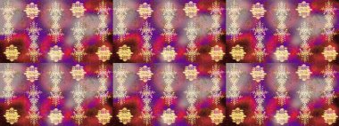 Kışın sembolü. Raster illüstrasyon kar taneleri. Mor, kırmızı ve nötr renklerde ayrık suluboya kar taneleri. Güzel dekorasyon.