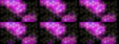 Kar tanesi kışı siyah, mor ve mor renklerde izole edilmiş. Siyah, mor ve menekşe simgesi silueti. Raster illüstrasyonu. Noel tasarımı için. Yeni yıl tabelası. Kutlamanın sembolü.