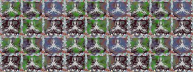 Küçük çiçekteki sevimli çiçek deseni. Gri renkli çiçekler.