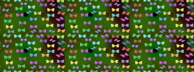 Raster illüstrasyonu. Web sayfası geçmişleri, duvar kağıtları, tekstil ve yüzey dokuları için mükemmel. Çizim kalıbı. Renkli kelebekler.