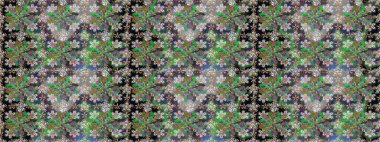 Nazik, sevimli çiçek arkaplanı. Gri renkli çiçekler. Raster çiçek desenli ve çiçekli..