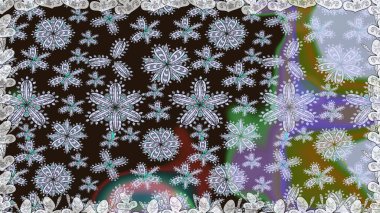 Raster illüstrasyonu. Raster illüstrasyonunda kusursuz çiçek deseni. Güzel kumaş deseni. Tarafsız renklerde.