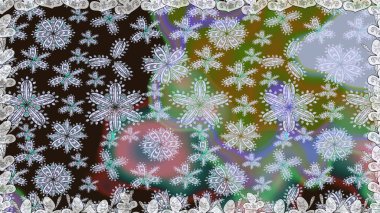 Renkli Yaz Temalı Kusursuz Arkaplan. Raster illüstrasyonunda kusursuz çiçek deseni. Tarafsız renklerde çiçekler. Düz Çiçek Elementleri Tasarımı.