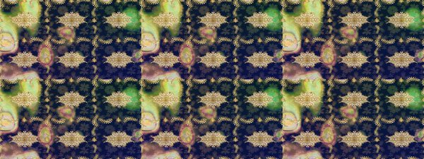 Растровый золотой узор на синих тонах. Золотые снежинки с простым рисунком. Символ зимы, счастливого рождественского праздника, с Новым 2019 годом. Абстрактные обои, упаковка украшения.