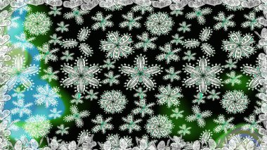 Siyah renklerde. Raster illüstrasyonu. Çiçek buketleriyle klasik tarzda kusursuz desen.